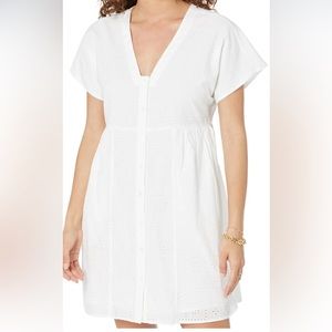 Erin Mini Dress - Eyelet